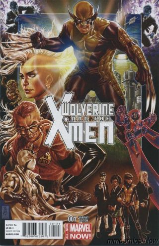 Wolverine And The X - Men 1 1:50 Brooks Variant Marvel 2014