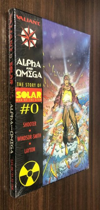 Solar Man Of The Atom - - Alpha And Omega - - Hardcover - - Valiant Oop