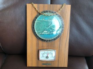 Vintage Temagami Ontario Souvenir Wall Hanging Thermometer