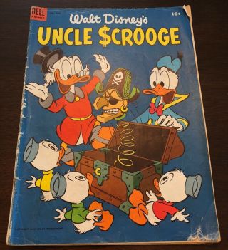 Dell Walt Disney Uncle Scrooge Comic Book No.  495 Copyright 1953 Mp013