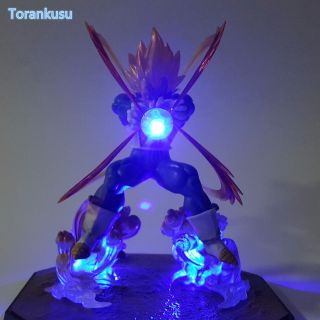 Rare Dragon Ball Z Vegeta Power Up Led Light Action Figure Whole Set