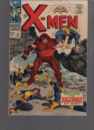 Uncanny Xmen 32 F/vf 7.  0 Silver Age Marvel Comics / 3000,  Marvels