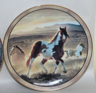 Three Danbury Plates Horses