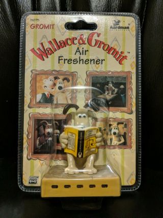 Rare Wallace & Gromit Air Freshener Gromit 11675 Mib
