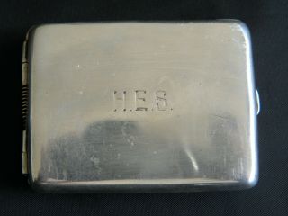 Vintage Solid Silver Hallmarked Vesta Match Case By Boots Pure Drug Company 1946