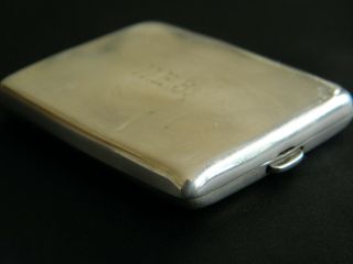 VINTAGE SOLID SILVER HALLMARKED VESTA MATCH CASE by BOOTS PURE DRUG COMPANY 1946 2