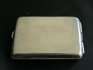 VINTAGE SOLID SILVER HALLMARKED VESTA MATCH CASE by BOOTS PURE DRUG COMPANY 1946 3