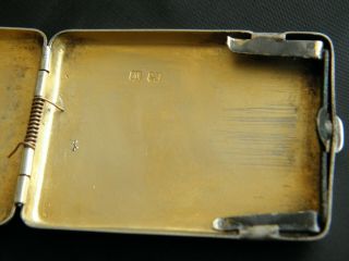 VINTAGE SOLID SILVER HALLMARKED VESTA MATCH CASE by BOOTS PURE DRUG COMPANY 1946 5