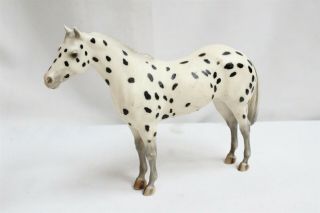 Vintage Breyer Black White Spotted Apaloosa Horse Figurine