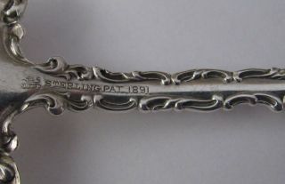 WHITING Sterling Silver LOUIS XV Sardine Serving Fork 5 5/8 