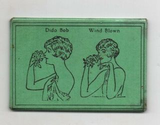 1920s Naughty & Pocket Mirror - Dido Bob & Wind Blown