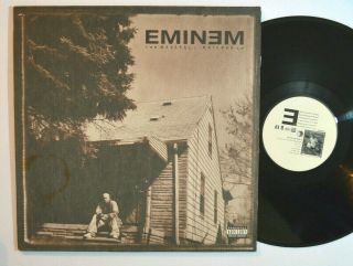 Rap Lp - Eminem - The Marshall Mathers Lp 2000 Interscope 2xlp W/ Insert Og