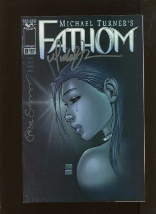 Fathom 8 (7.  0) Signed By Michael Turner