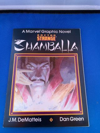 Doctor Strange Into Shamballa 1986 Marvel Graphic Novel.  Ex.  Unread Cond.