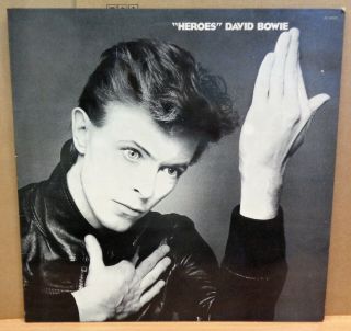David Bowie Heroes Og Uk Stereo Rca Victor Lp Pl 12522 A3e/b6e,  Insert