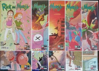 Rick And Morty Comics 11 - 20 First Prints & Rick And Morty Volume 1 Fye Exclusive
