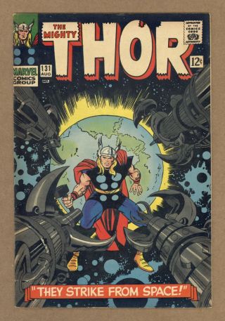 Thor (1st Series Journey Into Mystery) 131 1966 Gd/vg 3.  0
