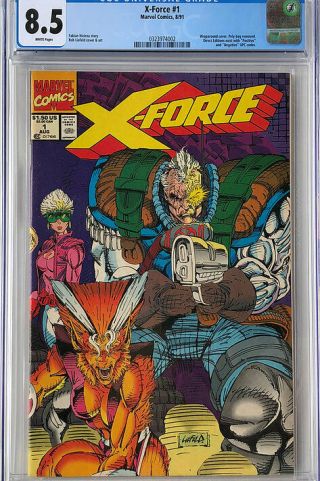 Xforce 1 (1991) Marvel Rob Liefeld Cgc 8.  5