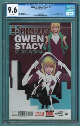 Edge Of Spider - Verse 2 Cgc 9.  6 1st Appearance Of Spider - Gwen