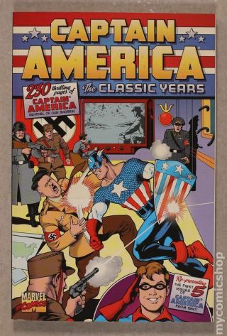 Captain America The Classic Years Vol.  1 Tpb Jack Kirby Joe Simon Ww2 Comic Book