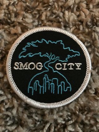 2.  5” Smog City Brewing Company Iron On Embroidered Patch Craft Beer Brew