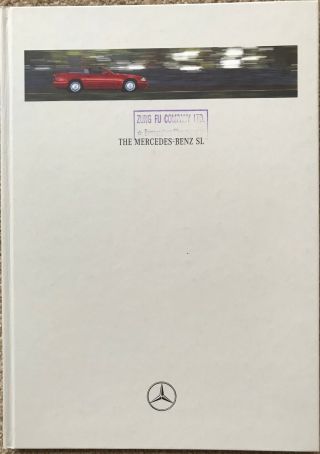 Mercedes Benz Hard Cover Sl Class Sales Brochure