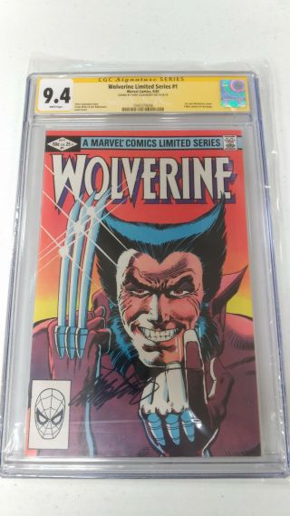 Wolverine Limited Series 1 Cgc 9.  4 Signed Chris Claremont