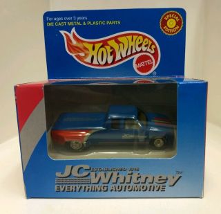 2001 Hot Wheels Jc Whitney Chevy C3500 Dually Blue Real Riders