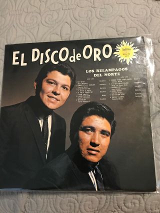 Los Relampagos Del Norte El Disco De Oro Bego Lp Vinyl Record Vg,