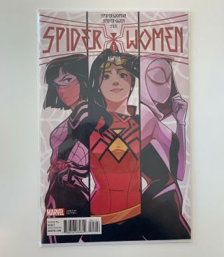 Spider - Women Alpha 1 Stacey Lee Variant Cover Spider - Woman Silk Spider - Gwen
