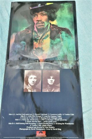 Jimi Hendrix 1968 Experience Electric Ladyland GATEFOLD DOUBLE LP POLYDOR 6