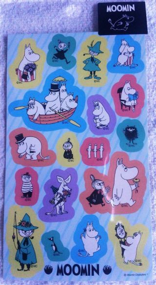 Htf Special Rare Japan Only Limited Cute Moomin My Snufkin Sniff Sticker