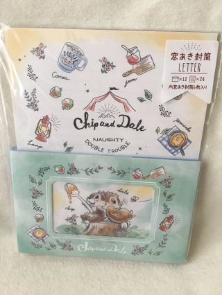 Kamio Disney Chip And Dale Letter Set 934