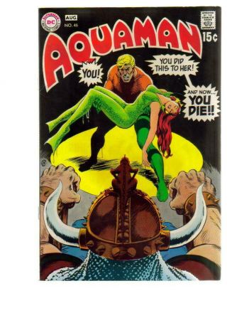 Aquaman 46 Nm - M Cond.  1969 Bagged & Boarded