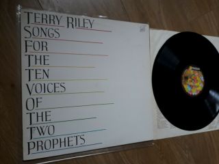 Terry Riley Lp Songs For The Ten Voices Of The Two Prophets Kuckuck 067 Germany