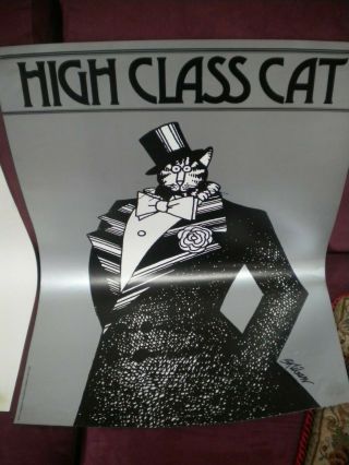 TWO Cat Posters by B.  Kliban 18 