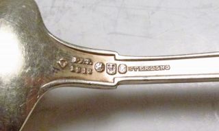 Antique 1913 3pc Gorham USA Etruscan Pattern Sterling Silver 5 - 3/4 