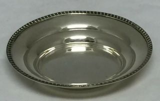 Japanese 950 Silver Candy Dish Bowl Marked Sterling 950 5 3/8 " D 66 G Vg Cond