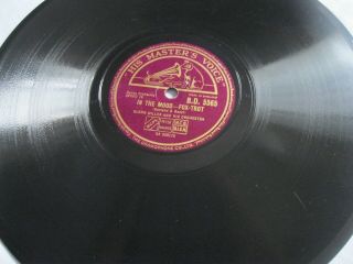 CLASSIC GLENN MILLER 78 RPM IN THE MOOD / OUT OF SPACE HMV B.  D.  5565 UK P&P 6