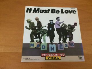 7 Inch Single Madness It Must Be Love Japan Promo