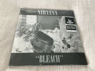 Nirvana - Bleach Ltd.  Ed.  2lp Clear/black Swirl Colored Vinyl 2009 Cobain