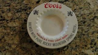 Vintage Coors Ash Tray America 