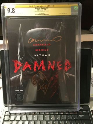 Batman Damned 1 Remarked By Lee Bermejo Cgc Ss 9.  8 Hot.  Key Book