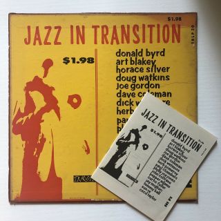 Donald Byrd John Coltrane Sun Ra Jazz In Transition Lp Trlp 30 Orig Us 1957 Mono