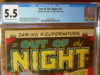 Out of the Night 12 CGC 5.  5 OWW Music of the Dead ARISE RARE 2nd best 3
