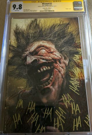Dceased 1 John Giang Virgin Variant Cgc Ss 9.  8 Signed And Sketched By Giang