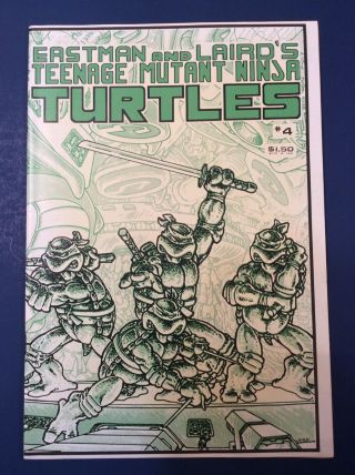 Teenage Mutant Ninja Turtles 1 - 4 (1984,  Mirage) 1 3rd Printing,  F/VF 11