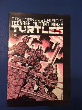 Teenage Mutant Ninja Turtles 1 - 4 (1984,  Mirage) 1 3rd Printing,  F/VF 2