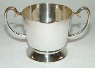 Antique Solid Silver Trophy / Sugar Cup 113 Grams Sheffield 1934 Lee & Wigfull