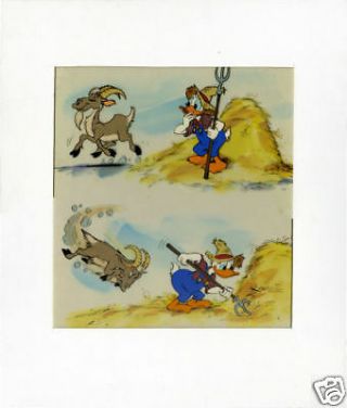Disney Book Illustration.  Farmer Donald